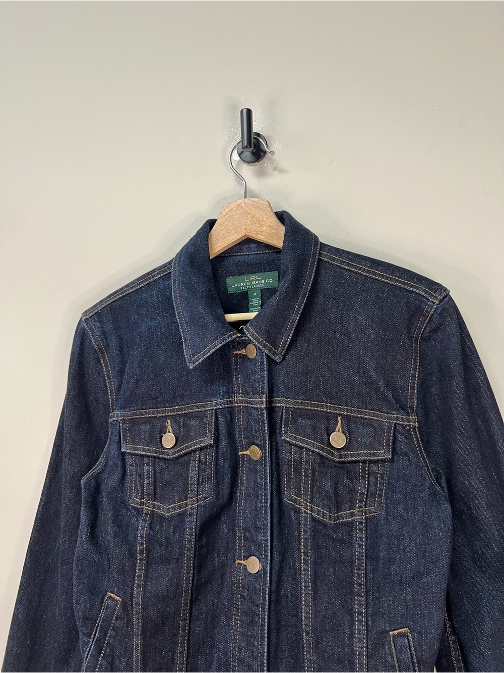Ralph Lauren Dark Wash Denim Jacket - Picture 2 of 7